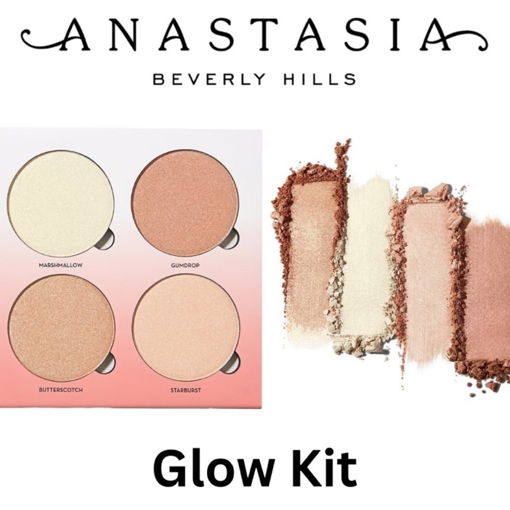 NEW Anastasia Beverly Hills Sugar Glow Kit Metallic Powder Highlighters